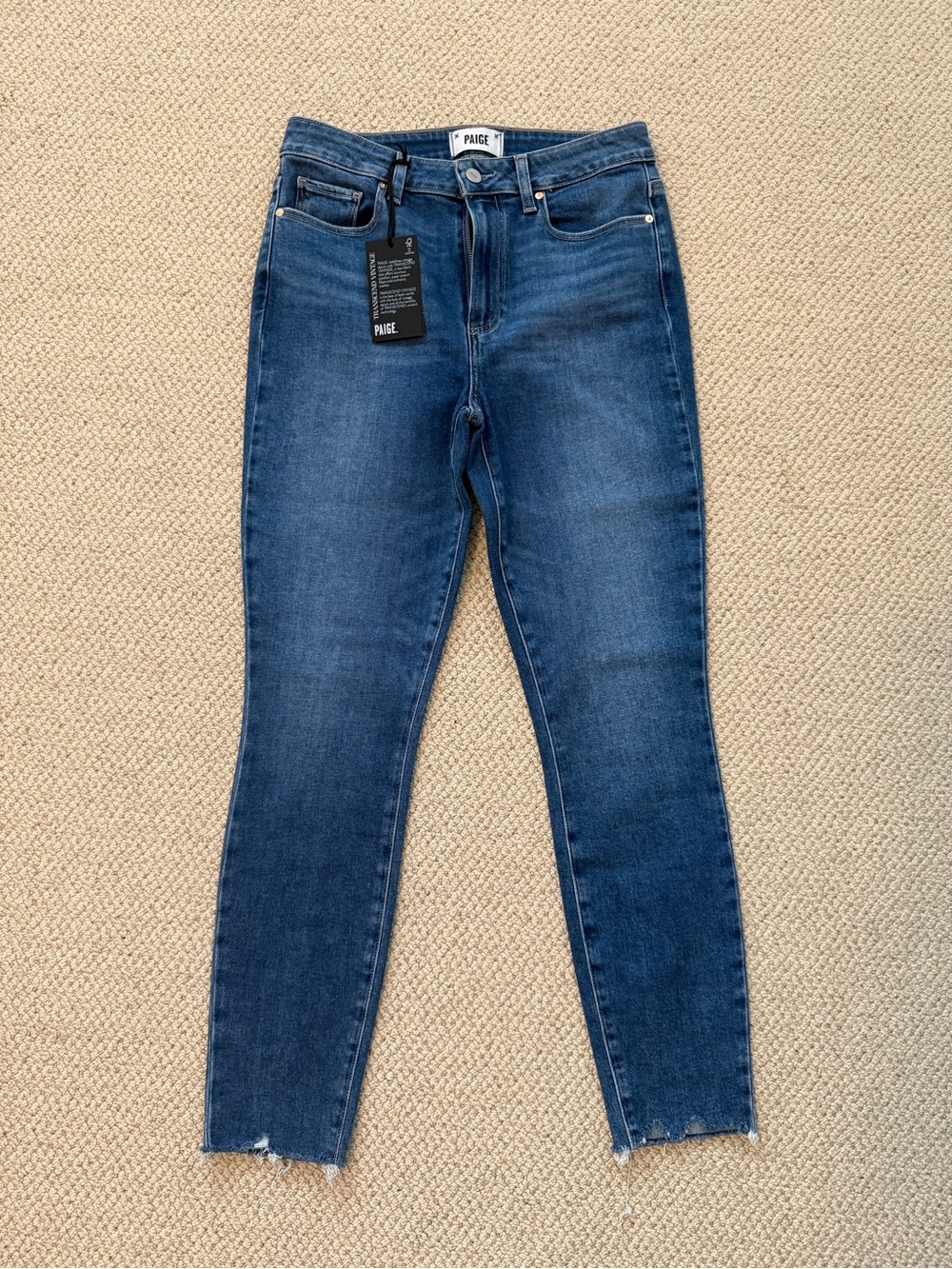 PAIGE Hoxton Ankle High-Rise Ankle Skinny Jeans